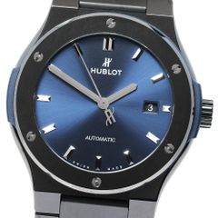 우브로 HUBLOT 548.CM.7170.CM 클래식 퓨전 세라믹 블루 데이트 자동 감기 남성 벨트 번역 있음 보증서 첨부_824469