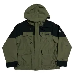 THE NORTH FACE ザノースフェイス カーキ レイン ジャケット (XS)