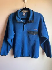 00s patagonia Synchilla（シンチラ） スナップ-T ブルー/ブラック