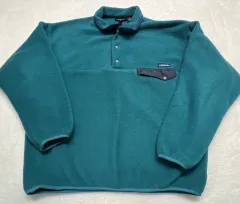 03FW patagonia（パタゴニア） Synchilla（シンチラ） スナップ-T テックグリーン/ネイビー ジャマイカ