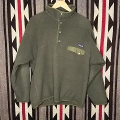 90s パタゴニア シンチラ スナップ-T カーキ/オリーブ コロンビア