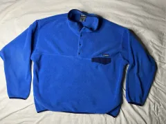 00s patagonia パタゴニア Synchilla（シンチラ） スナップT ブルー/ネイビー