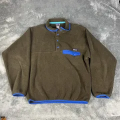 10s patagonia patagonia Synchilla（シンチラ） スナップ-T ブラウン/ブルー