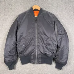 80年代 アメリカ空軍納入用 アルファ インダストリーズ MA-1 ジャンパー グレー