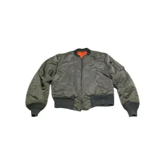 80年代 アメリカ空軍納入用 アルファ インダストリーズ MA-1ジャンパー カーキ