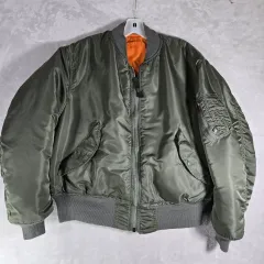 90s アメリカ空軍納入用 アルファ インダストリーズ MA-1ジャンパー カーキ