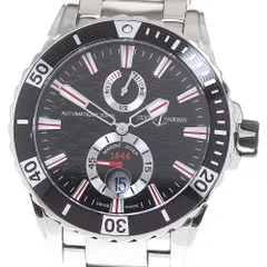 ユリス・ナルダン Ulysse Nardin 263-10 マリーンダイバー  パワーリザーブ 自動巻き メンズ良品保証書付き_821023のサムネイル