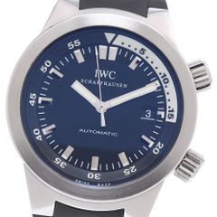 IWC IWC SCHAFFHAUSEN IW354807 아쿠아 타이머 오토매틱 데이트 자동 감기 남성 벨트 번역 있음_866136