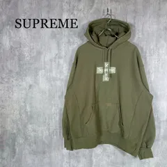 『SUPREME』シュプリーム (L) クロスボックスロゴパーカー
