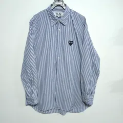 100 105サイズ COMME des GARCONS PLAY ストライプ シャツ