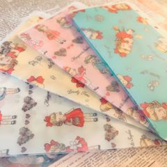 新作◎A6 savingリフィル 4枚 貯金チャレンジ 両面印刷◎女の子 海外