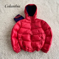 美品！columbia コロンビア　アルパインダウン クレイターレイク　ダウンジャケット　光沢　y2k テック　レッド