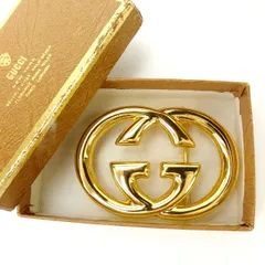 【最大30％OFF】グッチ GUCCI その他小物 インターロッキング ヴィンテージ ゴールド レディース 中古