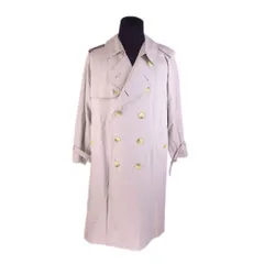 【最大30％OFF★ウィンターセール】バーバリー BURBERRY トレンチコート トレンチ ロング丈 ライトベージュ レディース 中古