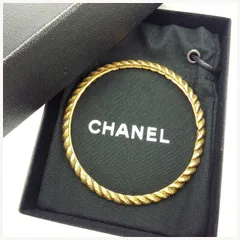 【最大30％OFF】シャネル CHANEL バングル ヴィンテージ ゴールド レディース 中古