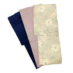 【リメイク素材向け】着物まとめ売り（中古着物3枚セット）汚れ等あり 251027-set2