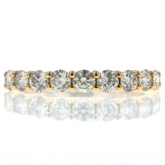 Tresoro トレソロ K18YG WG イエローゴールド ホワイト リング