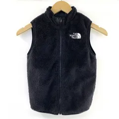 THE NORTH FACE ノースフェイス リバーシブル コージーベスト 120サイズ NYJ82034 ブラック キッズ ※中古