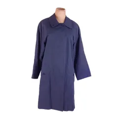 【最大30％OFF】バーバリー BURBERRY トレンチコート 裏地チェック シングル ネイビー レディース 中古