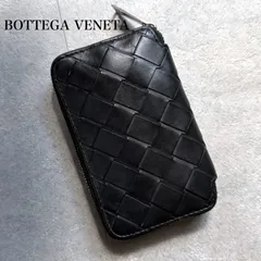 BOTTEGA VENETA ボッテガヴェネタ マキシイントレチャート レザー 6連キーケース ブラック シルバー金具 メンズ