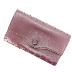 【最大30％OFF】ボッテガヴェネタ BOTTEGAVENETA キーケース イントレチャート ブラウン レディース 中古
