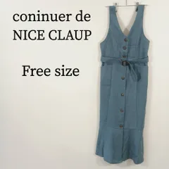 continuer de NICECLAUP ロングワンピース ノースリーブ F