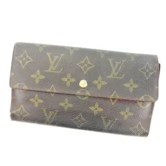 【最大30％OFF】ルイ・ヴィトン LOUIS VUITTON 三つ折り財布 モノグラム /ポルトトレゾールインターナショナル 14057 レディース 中古