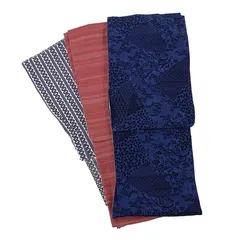 【リメイク素材向け】着物まとめ売り（中古着物3枚セット）汚れ等あり 251027-set4