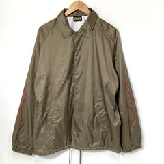 PORKCHOP GARAGE SUPPLY ポークチョップ ガレージ サプライ コーチジャケット 古着 カジュアル メンズ Lサイズ カーキ アウター A15403◆