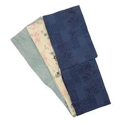 【リメイク素材向け】着物まとめ売り（中古着物3枚セット）汚れ等あり 251027-set8