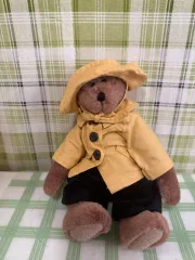 クマのぬいぐるみ 黄色 ジャケット ぬいぐるみ ボーイズベア