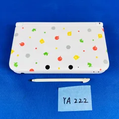 ◇YA222【限定】ニンテンドー 3DSLL とびだせどうぶつの森  パック仕様 本体／タッチペン付き 限定デザイン コラボ商品 カラフル モチーフ 携帯型ゲーム機  Nintendo 任天堂