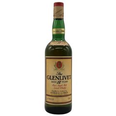 古酒未開栓 グレンリベット12年 赤アザミ86Proof 750ml ウイスキー