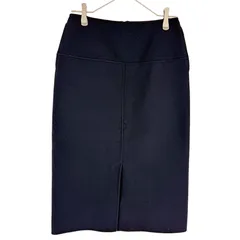 Drawer ドゥロワー ネイビー タイトスカート 上品シルエット 大人エレガント