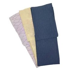 【リメイク素材向け】着物まとめ売り（中古着物3枚セット）汚れ等あり 251027-set11