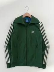 adidas アディダス グリーンカラートラックジャージ ヨーロッパ トップス