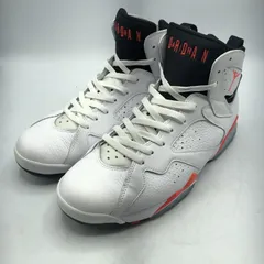 【中古】NIKE AIR JORDAN 7 RETRO White Infrared サイズ29cm CU9307-160 ナイキ ナイキ エア ジョーダン 7 レトロ ホワイト インフラレッド[17]
