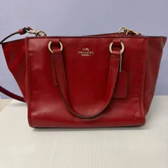 COACH 2WAY ショルダーバック　赤　レッド
