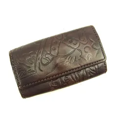 【最大30％OFF★ウィンターセール】ヴィヴィアンウエストウッド Vivienne Westwood キーケース オーブ ブラウン×シルバー レディース 中古