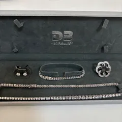 ★ 【スイス製】DORIS BLASER 925シルバー ジュエリーセット 4点 イヤリング ブレス ネックレス ブローチ 美品