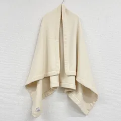 BRUNELLO CUCINELLI 　ブルネロクチネリ　大判ストール　ブランケット　カシミヤ　アイボリー　イタリア製　レディース　a00064