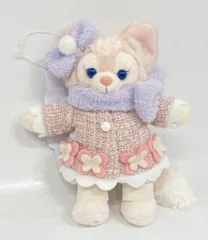 東京ディズニーシー ぬいぐるみバッジ Duffy and Friends リーナベル(ピンクコート)/Secret of a Snowy Day