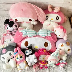 サンリオ ぬいぐるみ 14点セット 大量まとめ売り マイメロディ クロミ モフサンドコラボ タグあり多数  キャラクター マイメロ 41