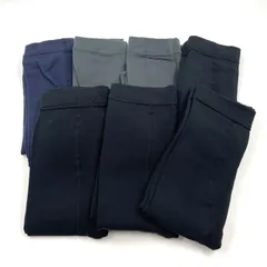 OG26 【未使用】Pretty Walker 裏起毛タイツ　黒　チャコール　ネイビー　7足セット　防寒　冷え対策　レディース