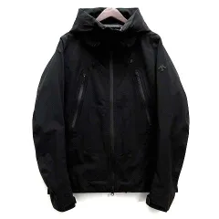 デサント DESCENTE オルテライン ALLTERRAIN ハードシェル ジャケット クレアス HARD SHELL JACKET CREAS マウンテンパーカー DAMNGC30 ブラック 黒 Lのサムネイル