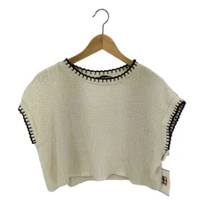 ザラ ZARA ワッフルニット ベスト レディース  L