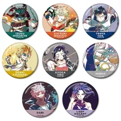 【新品】バッジ・ビンズ 【ボックス】僕のヒーローアカデミア トレーディング Ani-Art 第8弾 グリッター缶バッジ ver.B