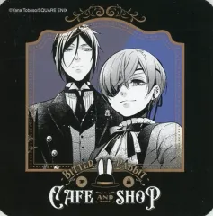 【中古】コースター セバスチャン＆シエル(立ち) オリジナルコースター 「黒執事Black Label ビターラビット CAFE AND SHOP」 前半期間 東京会場限定 メニュー注文特典