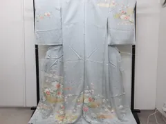 P41220　手描き友禅　重厚な　訪問着　仮仕立て　新古品　ｋ