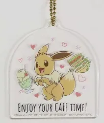 【中古】雑貨 イーブイ アクリルチャーム 「一番くじ Pokemon Mimikkyu’s Cafe Time」 H賞